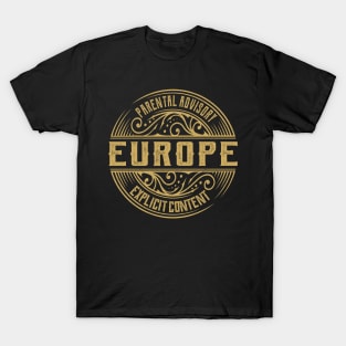 Europe Vintage Ornament T-Shirt